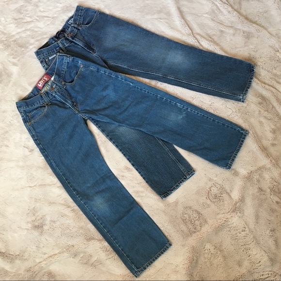 2 Pair Boys Slim Jeans Levi’s 514 & Ck Sz 14 - Picture 2 of 8